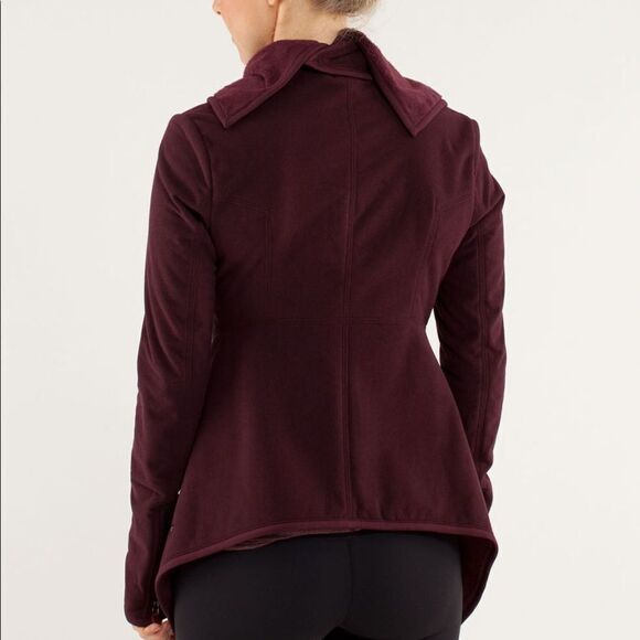 Presence of Mind Jacket Wrap- Bordeaux Drama- Lulu - Picture 2 of 11